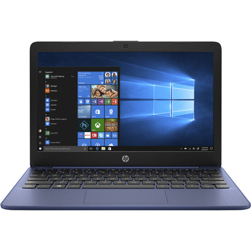 HP Stream 11-ak0010nr 11.6&quot; HD Notebook - Intel Celeron N4000 1.1GHz - 4GB RAM 32GB eMMC - Windows 10 Home in S Mode with Office 365 Personal for 1 Year - Royal Blue