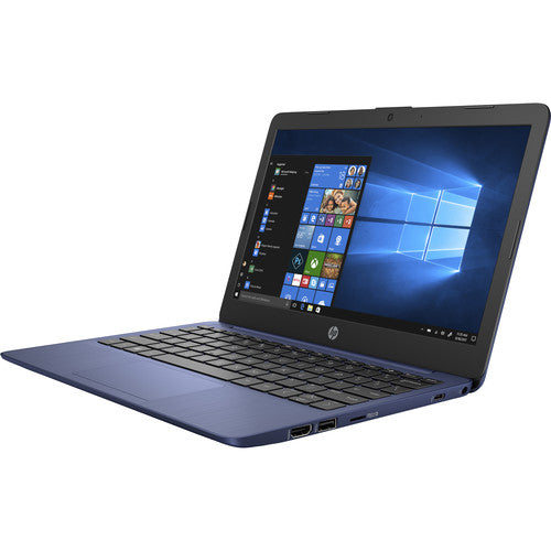 HP Stream 11-ak0010nr 11.6&quot; HD Notebook - Intel Celeron N4000 1.1GHz - 4GB RAM 32GB eMMC - Windows 10 Home in S Mode with Office 365 Personal for 1 Year - Royal Blue