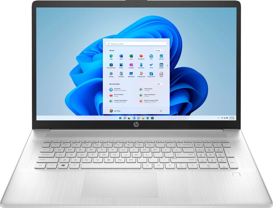 HP - 17.3&quot; Laptop - AMD Ryzen 5 - 8GB Memory - 256GB SSD - Natural Silver