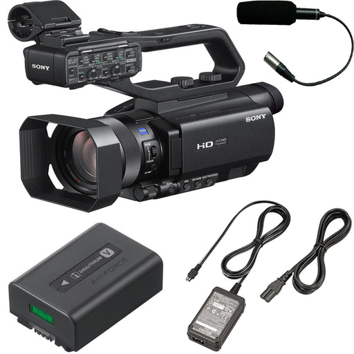 Sony HXR-MC88 Full HD Camcorder with Sony Microphone ECM-XM1 Package