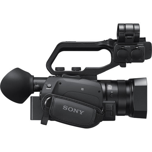 Sony HXR-NX80 Full HD XDCAM with HDR &amp; Fast Hybrid AF Bundle Includes 2x Replacement Batteries + AC/DC Rapic Home &amp; Travel Charger + MORE