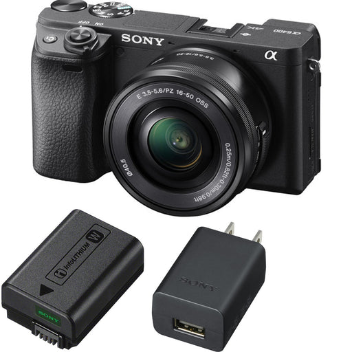 Sony a6400 Alpha Cámara con 16-50mm OSS