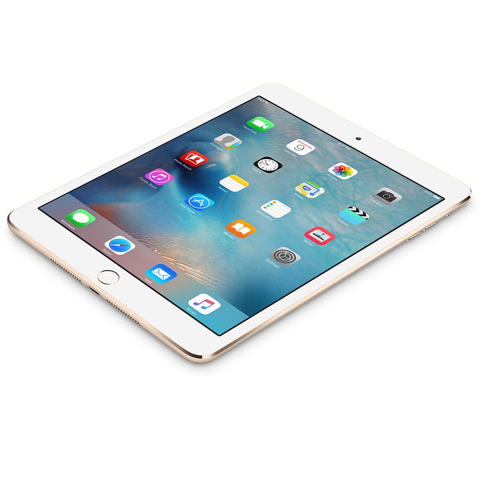 Apple iPad Mini 3 GB Wi Fi + 4G Cellular Gold / White Unlocked