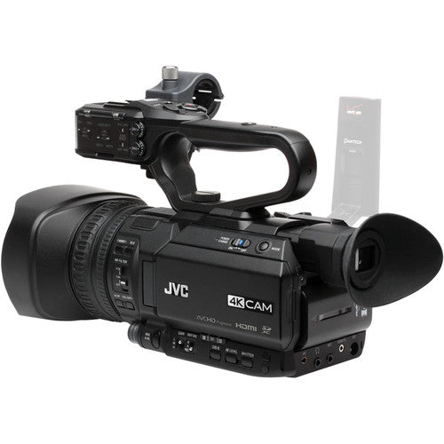 JVC GY-HM200SPU 4KCAM Compact Handheld Streaming Camcorder
