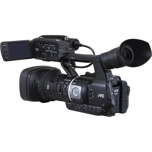 JVC GY-HM620U ProHD Professional Mobile News Camcorder + Microphone + 64GB + Video Light + Hard Case + 3 Filters + HDMI Cable + Kit