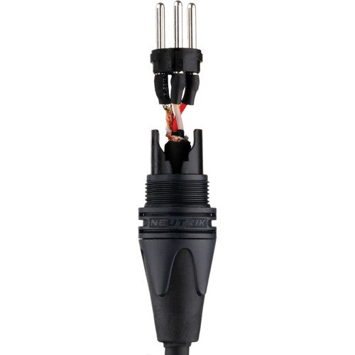 Kopul Studio Elite 4000 Series Angled XLR-M to Angled XLR-F Microphone Cable - 1.5' (0.45 m) Black