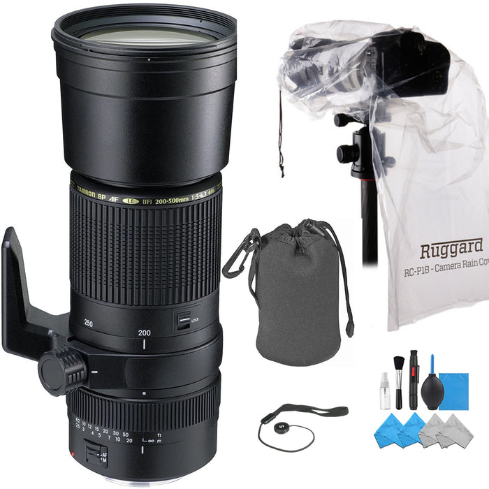 Tamron 200-500mm f/5-6.3 SP AF Di LD (IF) Lens for Canon with Additional Starter Package