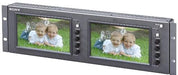 Sony LMD-7220W Dual 7-Inch LCD Widescreen Monitors in Rack Mount Housing