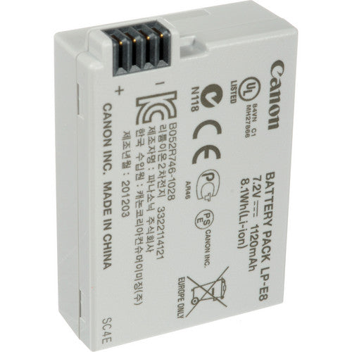 Canon LP-E8 Rechargeable Lithium-Ion Battery AND Canon LC-E8E Charger