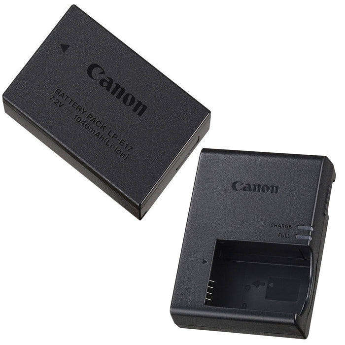 Canon LC-E17 Charger and Canon LP-E17 Battery Pack
