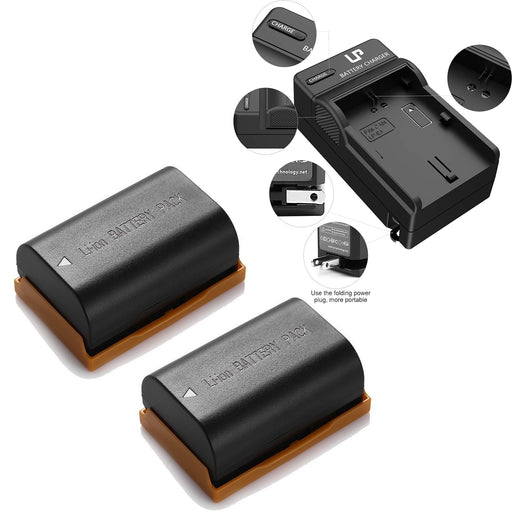 NJA 2x LP-E6/n Batteries with AC/DC Charger Combo