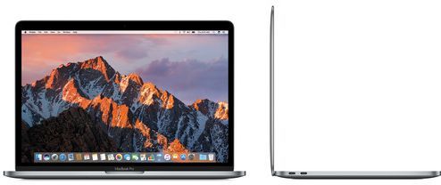 Apple MacBook Pro 2016 Laptop With Touch Bar MLH42ZP/A - Intel Core i7-2.7GHz,512GB, 16GB, 2GB VGA Radeon Pro 455, MacOS Sierra, Space Gray
