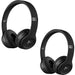 2x Beats by Dr. Dre Beats Solo3 Wireless On-Ear Headphones (Matte Black) ( 2 In Pack)