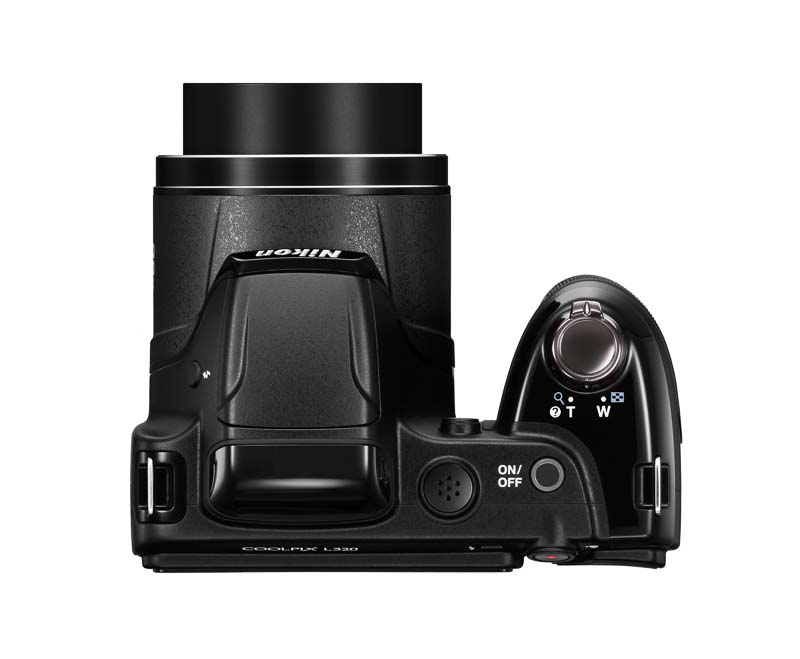 Nikon Coolpix L320 16.1MP Digital Camera with 26x Optical Zoom - BLACK