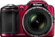 Nikon COOLPIX L830 16 MP CMOS Digital Camera with 34x Zoom NIKKOR Lens and Full 1080p HD Video (Multiple Colors)