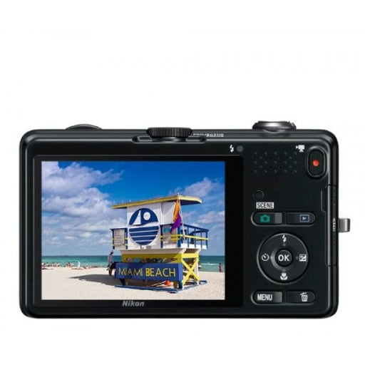 Nikon CoolPix S1200pj Digital Camera With Built-In Projector (Black)