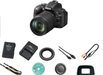 Nikon DSLR D5200/D5600 Camera w/Nikon 18-105mm Lens (Black) | UV Filter | Case | Cleaning Kit