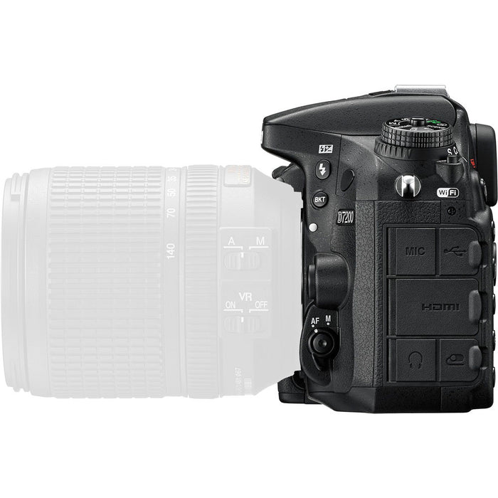 Nikon D7500 DSLR Camera with AF-S 18-140mm VR Lens + SanDisk 32GB Memory  Card + Case + Tripod + UV Filter + A-Cell Accessory Bundle