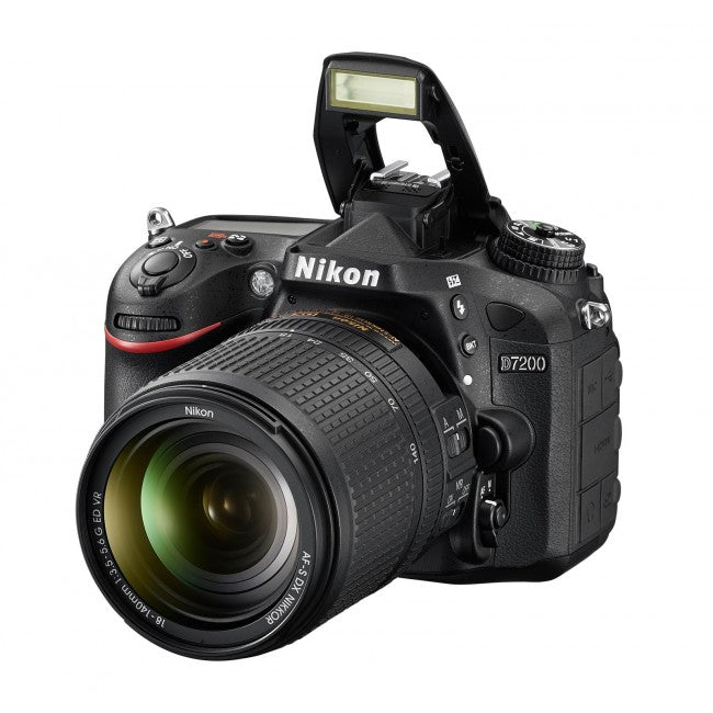 Nikon D7200/D7500 Digital SLR Camera with 18-140mm VR &amp; 70-300mm f/4-5.6 SLD DG Macro Telephoto Lens + Accessory Bundle