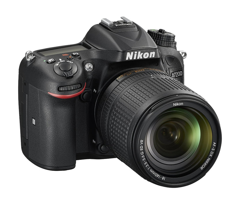 Nikon D7200/D7500 DSLR Camera with 18-140mm Prime Lens
