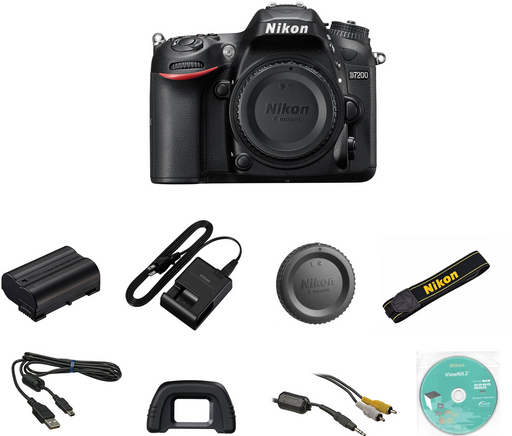 Nikon D7200/D7500 Digital SLR Camera + 4 Lens Kit 18-55mm + 70-300mm VR + 24GB Package