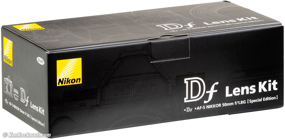 Nikon DF DSLR Camera (Black/Silver) w/ Extra Accessory Bundle