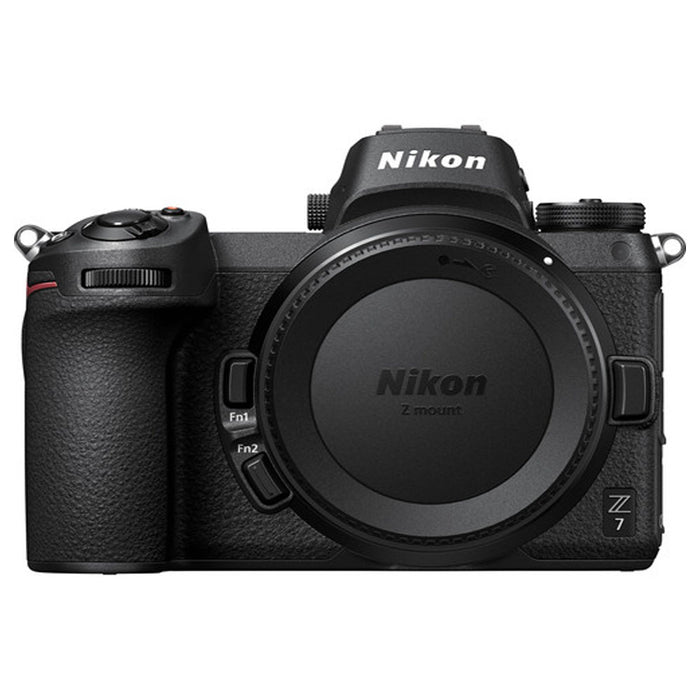 Nikon Z7 Mirrorless Digital Camera (Body Only) USA FTZ Mount Adapter for F-Mount Lenses and 120GB Memory Card Deluxe Bundle