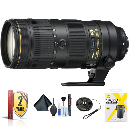 Nikon AF-S NIKKOR 70-200mm f/2.8E FL ED VR Lens for Nikon F Mount with Pro Cleaning Kit