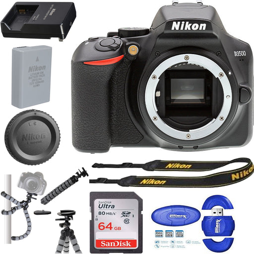 Nikon D3500 DSLR Camera (Body Only) Additional Accessories