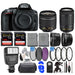 Nikon D5300/D5600 DSLR Camera with 18-55mm and 70-300mm VR Lenses | 2x Sandisk Extreme Pro 128GB Cards | Case | Battery | Charger | Filters &amp; More