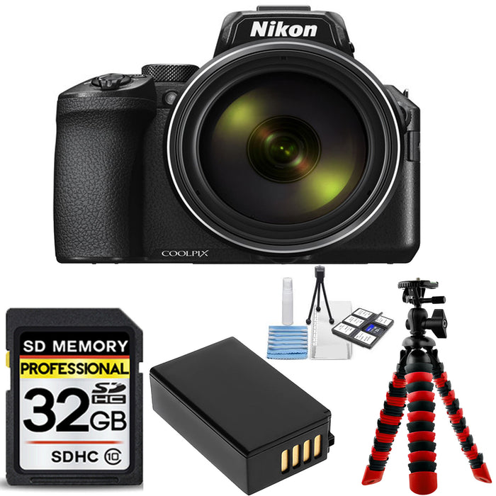 Nikon COOLPIX P950 Digital Camera with 32GB Memory Card | Spare