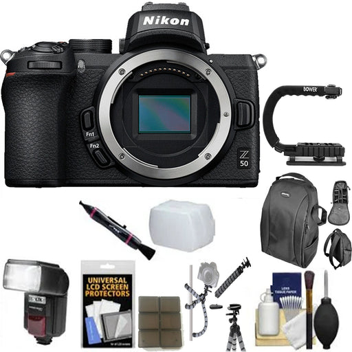 Nikon Z50 Mirrorless Digital Camera (Body Only) with Additional Accessories