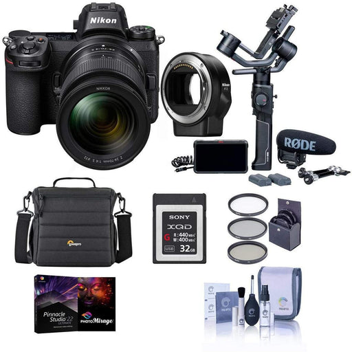 Nikon Z6 Mirrorless Digital Camera with 24-70mm Lens &amp; Filmmaker's Kit with Accessory Bundle