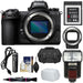 Nikon Z6 Mirrorless Digital Camera (Body Only) with FTZ Mount Adapter &amp; 64GB XQD Card | Case | Remote | Flash | Video Flash | Kit