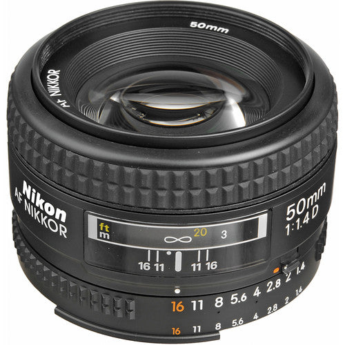 Nikon AF NIKKOR 50mm f/1.4D Autofocus Lens With Software &amp; More