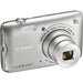 Nikon Coolpix A300 Wi-Fi Digital Camera (Silver) with 32GB Card + Case + Battery + Flex Tripod Deluxe Bundle