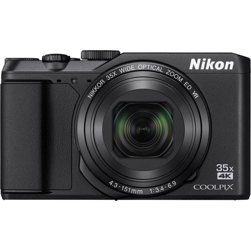 Nikon A900 COOLPIX WiFi Digital Camera with 4K UHD Video 35x Telephoto NIKKOR Zoom Lens + 64GB Dual Battery Accessory Bundle (Silver)