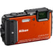 Nikon COOLPIX AW130 Waterproof Digital Camera (Orange)