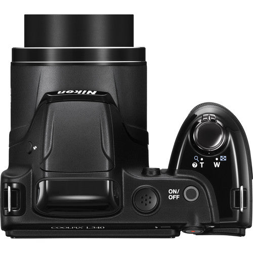 Nikon COOLPIX L340 Digital Camera (Black) USA
