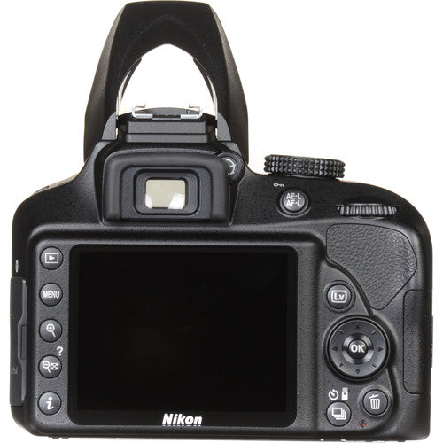 Nikon D3400/D3500 DSLR Camera with 18-55mm and 70-300mm Lenses + Nikon Case + 64GB Card + Kit