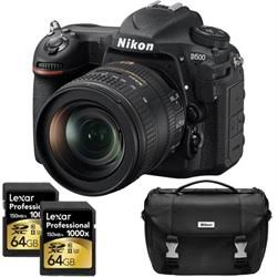 Nikon D500 20.9 MP CMOS DX Format Digital SLR Camera w/ AF-S DX 16-80mm f/2.8-4E ED VR Lens Kit