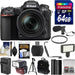 Nikon D500 Wi-Fi 4K Digital SLR Camera &amp; 16-80mm VR Lens with 64GB Card KIT