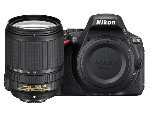 Nikon D5500/D5600 DSLR Camera with 18-140mm Lens (Black) USA Starter Bundle