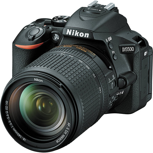 Nikon D5500/D5600 DSLR Camera with 18-140mm Lens (Black)