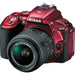 Nikon D5500 DSLR Camera with 18-55mm Lens (Red)