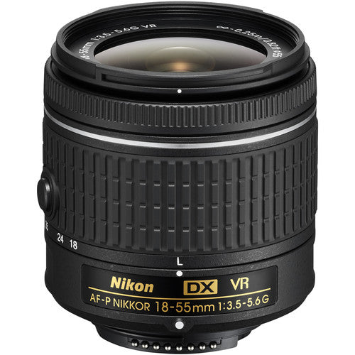 Nikon D5600 DSLR Camera with 18-55mm and 70-300mm Lenses | Sandisk 32GB Memory Card | Nikon Case | Spare Battery Bundle