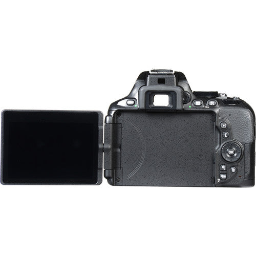 Nikon D5600 DSLR Camera + 18-55mm VR Lens + 70-300mm Macro + Flash - 64GB Kit