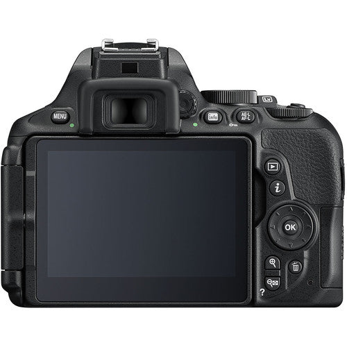 Nikon D5600 DSLR Camera with 18-55mm VR Lens + 64GB SDXC Memory Card,  Tripod, Flash, and More 
