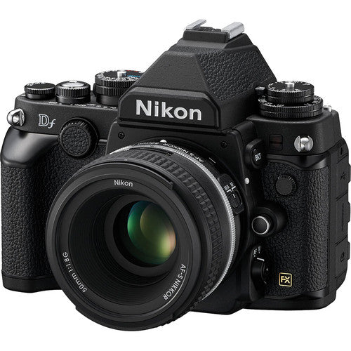 Nikon Df DSLR Camera (Black/Silver) - Pro Travel Bundle