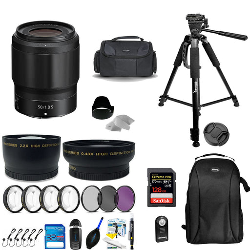 Nikon NIKKOR Z 50mm f/1.8 S Lens Starter Kit